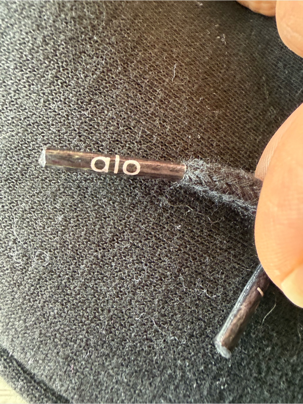 ALO Yoga Black Straight Leg Pants & Hoodie Set - Picture 11 of 11